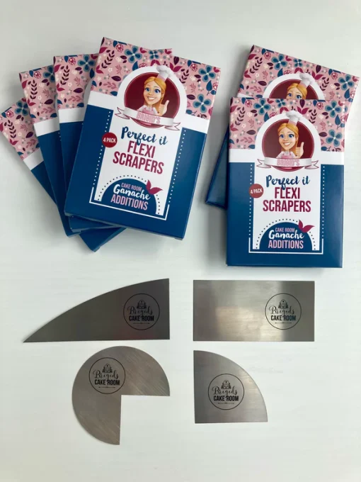 Flexi Scraper Set (4st) by Brigids Cake Room