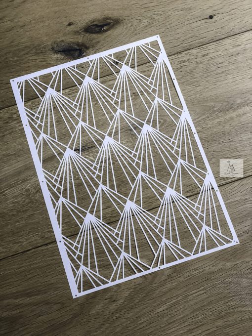 Giza Double Barrel stencil by Angela Morrison - Afbeelding 2