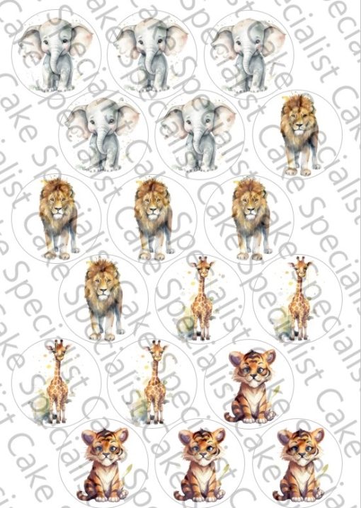 Cute Animals Waterbrush 5cm