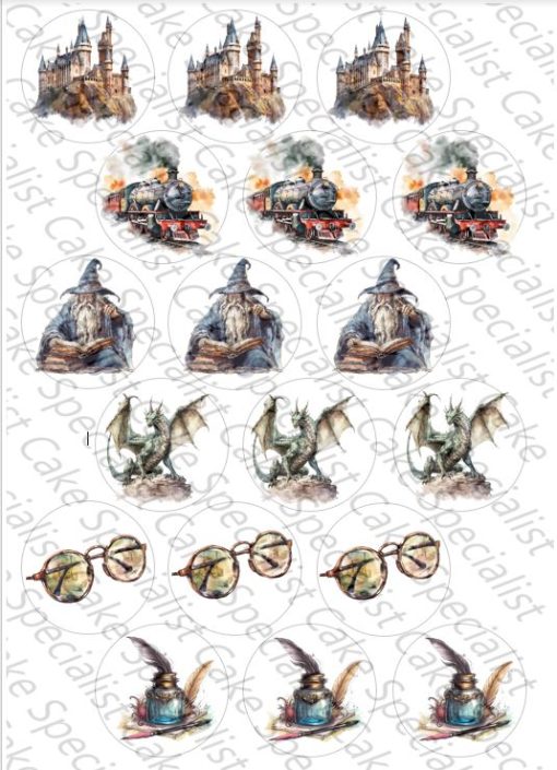 Wizard school 5cm