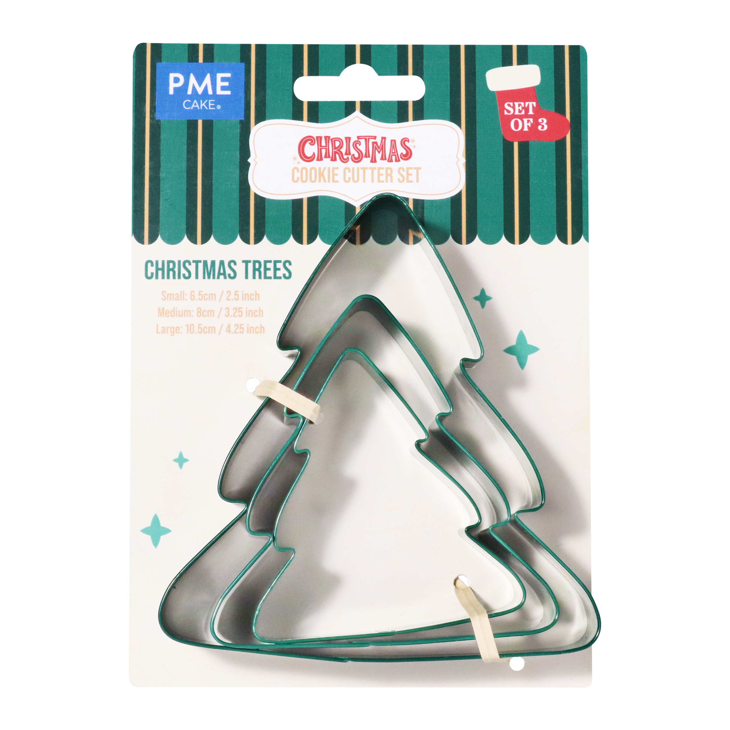 Kerstbomen uitsteker set van 3 - PME