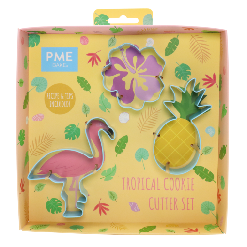 Tropische Koekjesvormpjes Set van 3